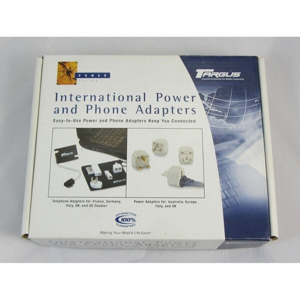 TARGUS‎ International Travel Power And Phone Adapters PA025U Open Box